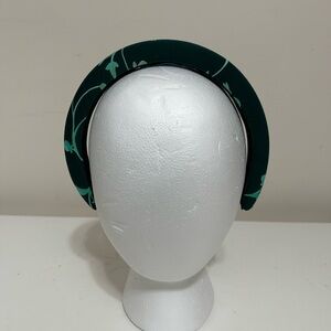 Hill House Home Dark Green Floral Nylon Headband